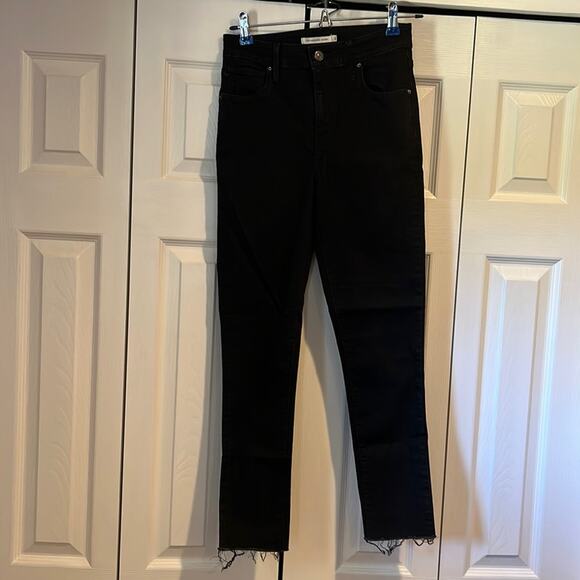 Levi’s 721 High Rise Skinny Jeans Black 26 - Picture 1 of 6